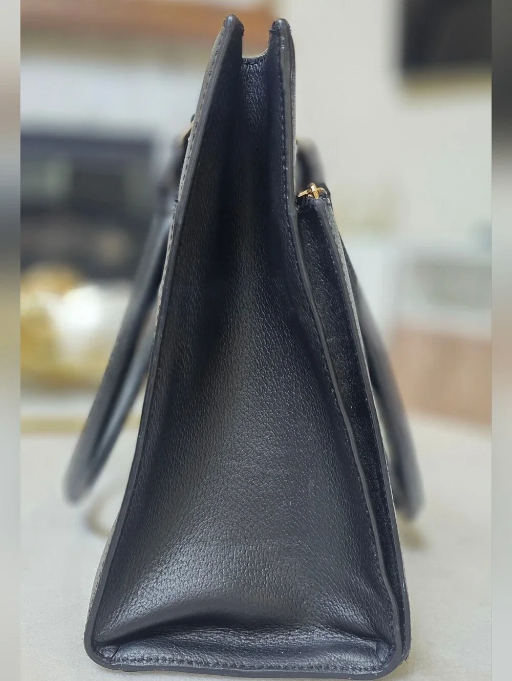 Kate Spade Grove Street Maeve Tote Black Pebbled Leather